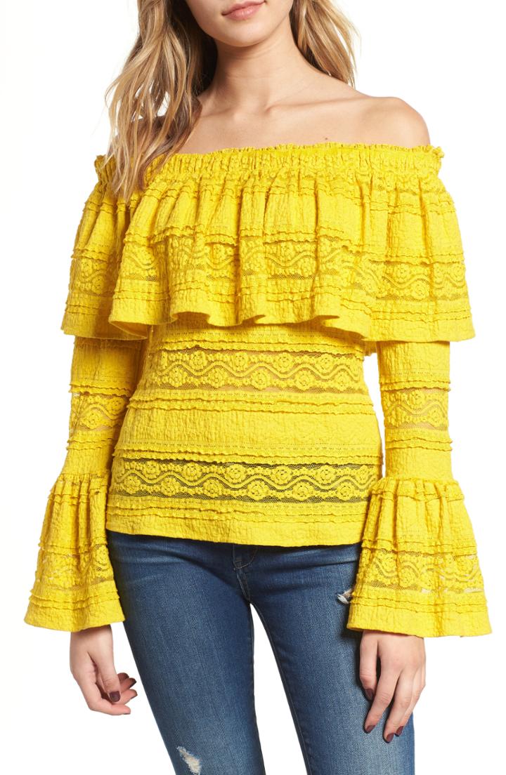 Women's Endless Rose Off The Shoulder Lace Top