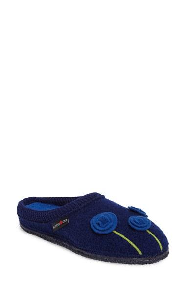 Women's Haflinger Poppy Slipper Us / 36eu - Blue