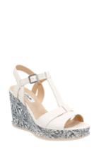 Women's Clarks Adesha River Wedge Sandal M - White