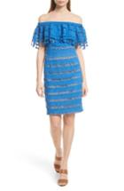 Women's Tracy Reese Off The Shoulder Crochet Dress - Blue