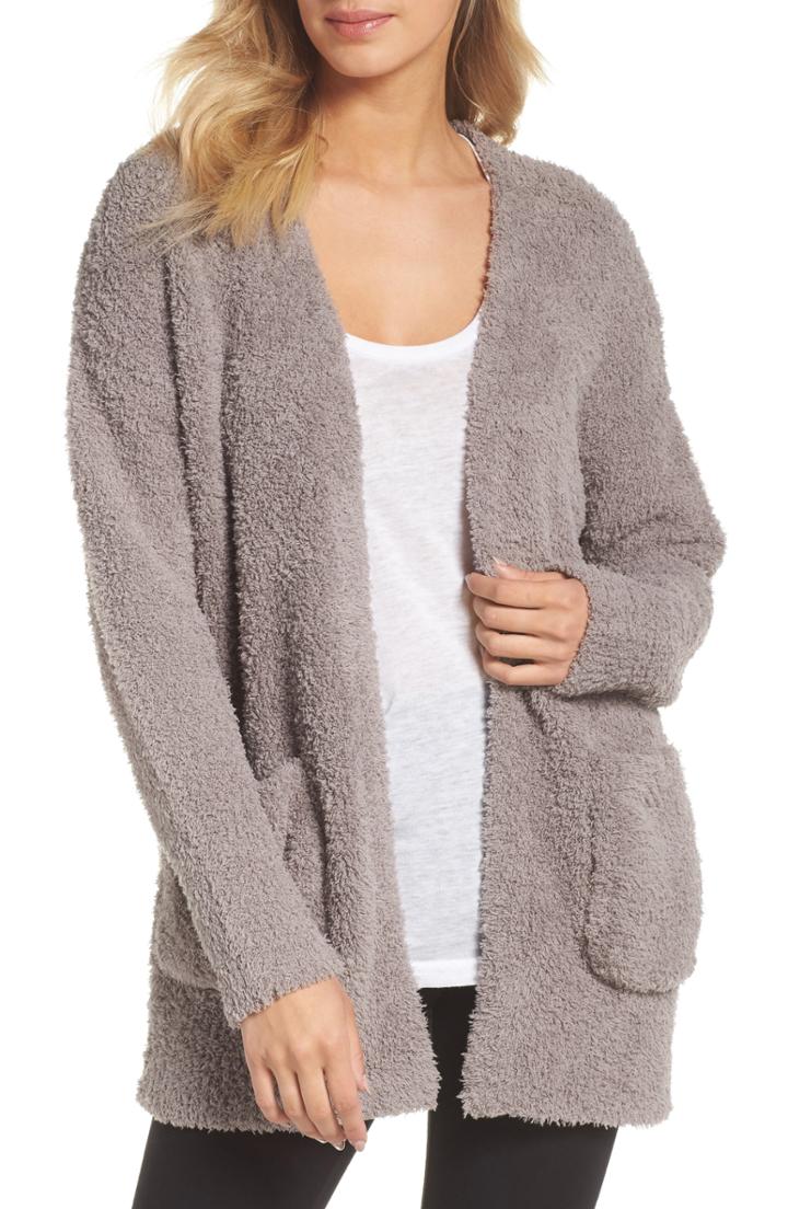 Women's Barefoot Dreams Cozychic Cardigan /x-large - Beige