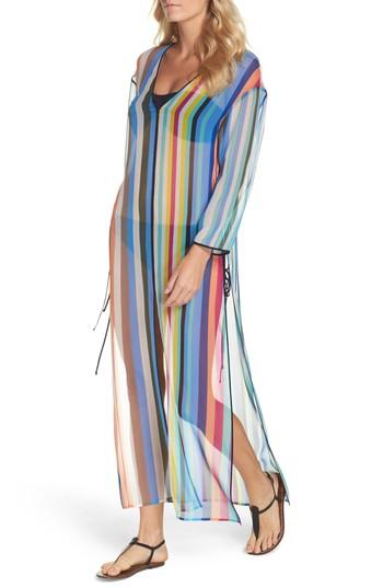 Women's Diane Von Furstenberg Cover-up Maxi Dress, Size - Blue