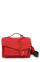 Botkier Cobble Hill Leather Crossbody Bag - Red
