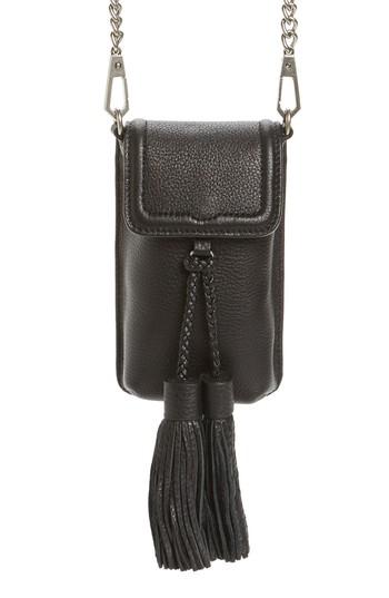 Rebecca Minkoff Isobel Phone Crossbody Bag With Genuine Rabbit Fur Guitar Strap -