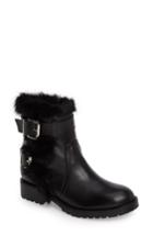 Women's Charles David Rustic Genuine Rabbit Fur Cuff Boot