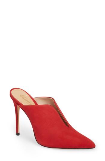 Women's Schutz Docia Mule .5 M - Red