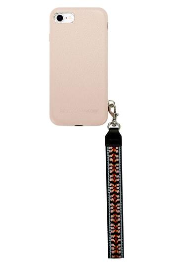 Rebecca Minkoff Iphone 7/8 & 7/8 Leather Wristlet Case - Pink