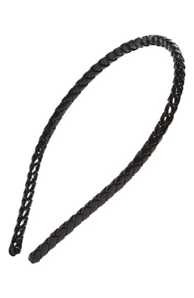 L. Erickson Braided Headband, Size - Black