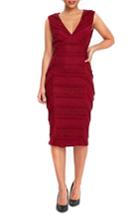 Women's Wallis Sleeveless Lace Midi Dress Us / 8 Uk - Black