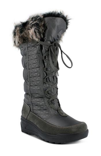 Women's Spring Step Fotios Waterproof Faux Fur Boot .5-6us / 36eu - Grey