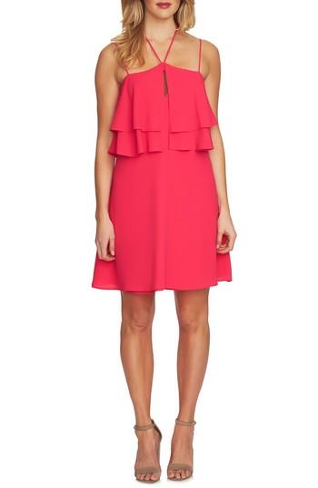Women's Cece Ruffle Halter Dress - Pink