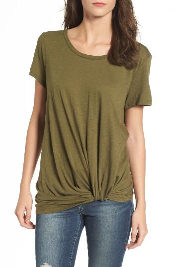 Women's Bp. Twist Front Tee - Green