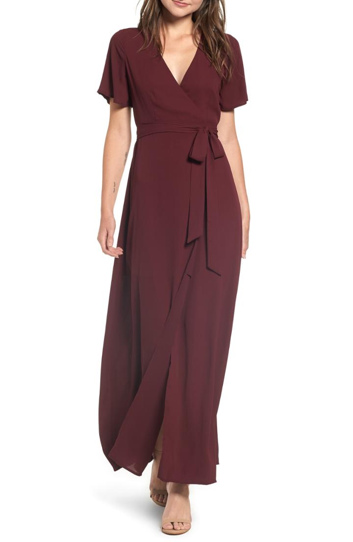 Women's Alex Evenings Flower Embroidered Gown - Metallic