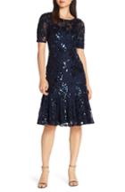 Women's Noir Kei Ninomiya Tulle Overlay Wool Shift Dress
