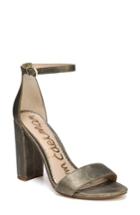 Women's Sam Edelman Yaro Ankle Strap Sandal M - Metallic