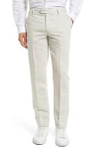 Men's Bonobos Foundation Slim Fit Linen Blend Trousers X 32 - White