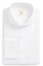 Men's Strong Suit Espirit Trim Fit Dot Dress Shirt .5 R - White