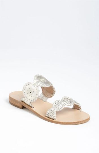 Women's Jack Rogers 'lauren' Sandal M - Metallic