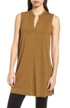 Women's Eileen Fisher Jersey Tunic - Metallic