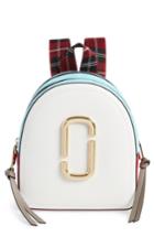 Marc Jacobs Pack Shot Leather Backpack - White