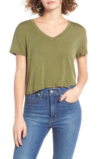 Women's Bp. Crop Tee, Size - Green