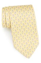 Men's Salvatore Ferragamo Giraffe Silk Tie, Size - Yellow