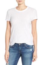 Women's James Perse Sheer Slub Crewneck Tee - Grey