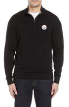 Men's Cutter & Buck Pittsburgh Steelers - Lakemont Fit Half Zip Sweater