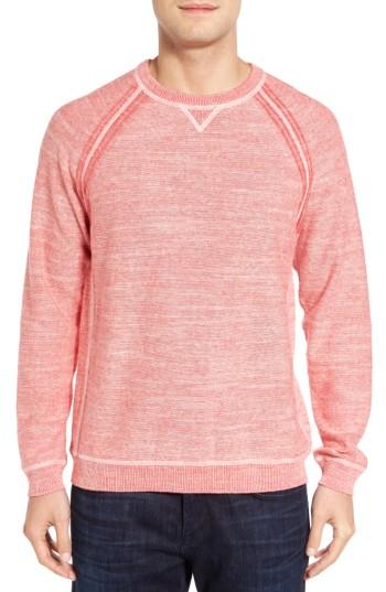 Men's Tommy Bahama Sandy Bay Reversible Crewneck Sweater - Blue