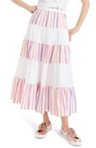 Women's J.crew French Creek Mixy Stripe Skirt - Pink