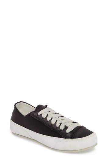 Women's Pedro Garcia 'parson' Satin Sneaker Us / 36eu - Black