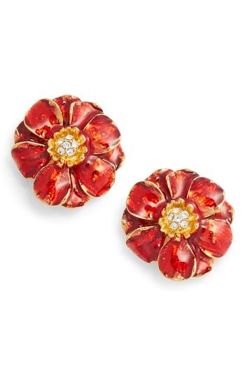 Women's Erwin Pearl Goldtone Les Roses Earrings