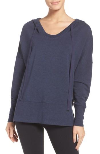 Women's Alo Fluid Tunic Hoodie - Blue