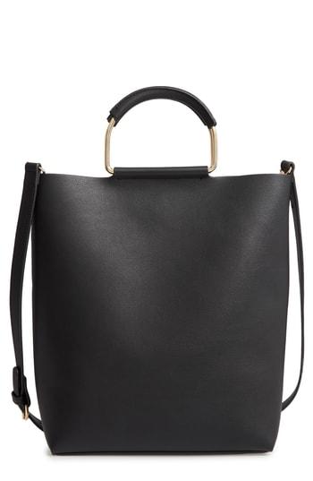 Chelsea28 Payton Convertible Faux Leather Tote - Black