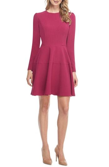 Women's Gal Meets Glam Collection Celeste Fit & Flare Dress - Red