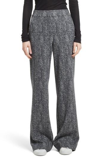 Women's Theory Talbert Herringbone Wide Leg Pants - Blue