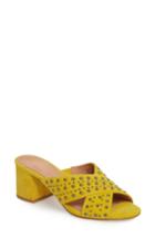 Women's Halogen Fable Studded Mule M - Yellow