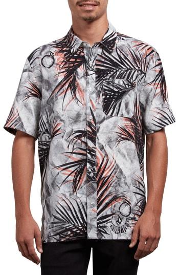 Men's Volcom More Something Woven Shirt - White