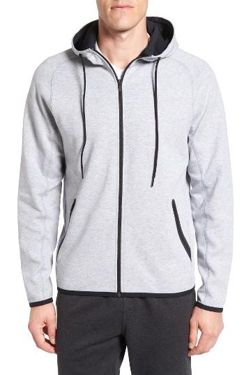 Men's Zella Tech Knit Hoodie - Grey