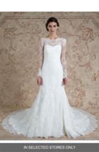 Women's Sareh Nouri Miriam Lace Trumpet Gown, Size - Ivory