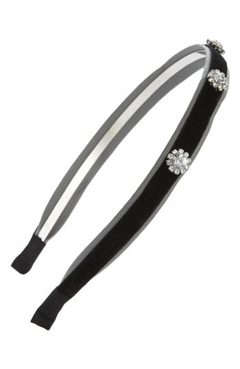 Cara Embellished Velvet Headband