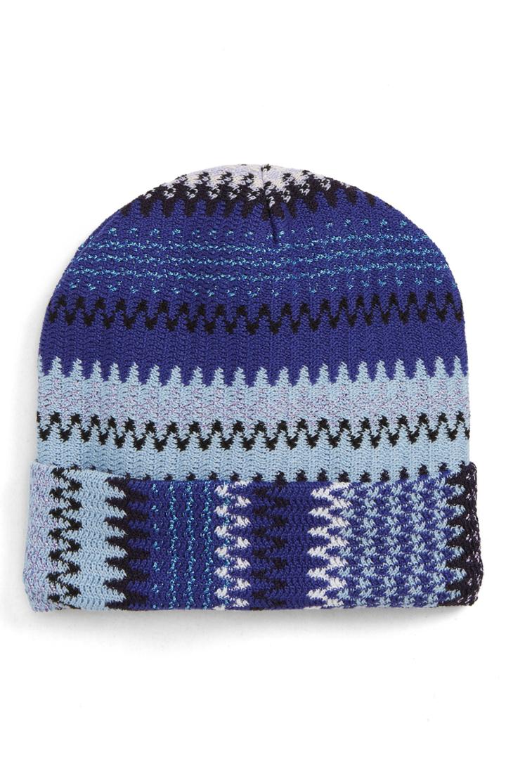 Women's Missoni Sparkle Stripe Beanie -