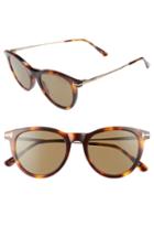 Women's Tom Ford 51mm Polarized Cat Eye Sunglasses -