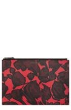 Givenchy Iconic - Rose Print Pouch - Red