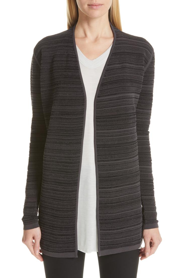 Women's Rick Owens Dirt Cotton Blend Cardigan - Black