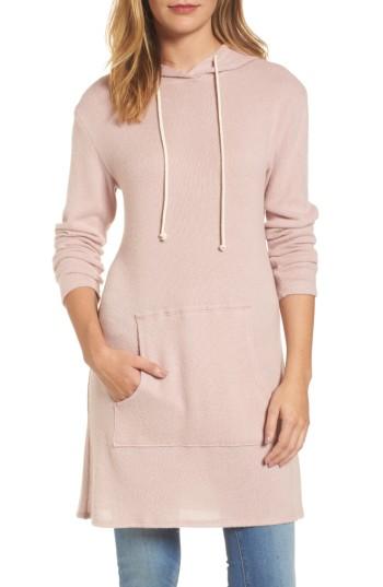 Women's Caslon Hooded Tunic - Pink