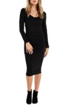 Women's N:philanthropy Lotus Midi Dress - Black