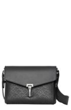 Burberry Small Macken Perforated Leather Crossbody Bag - Black