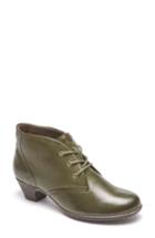 Women's Rockport Cobb Hill Aria Leather Boot M - Green