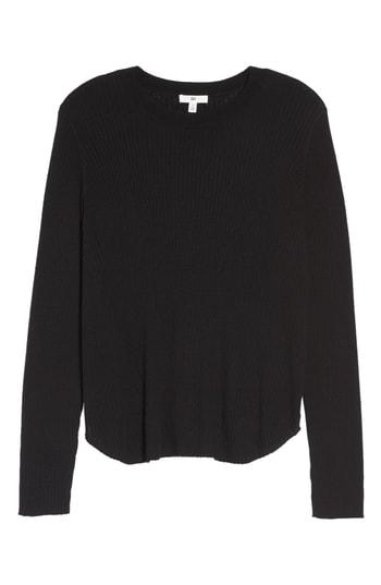 Women's Bp. Easy Ribbed Sweater - Black
